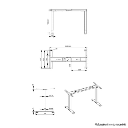 Eisnhauer® Motion Tischgestell