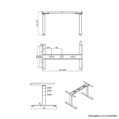 Eisnhauer® Motion Tischgestell